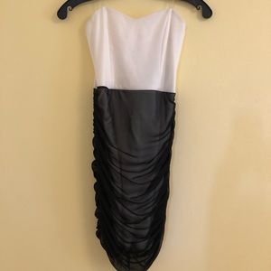 Beautiful cream and black dress